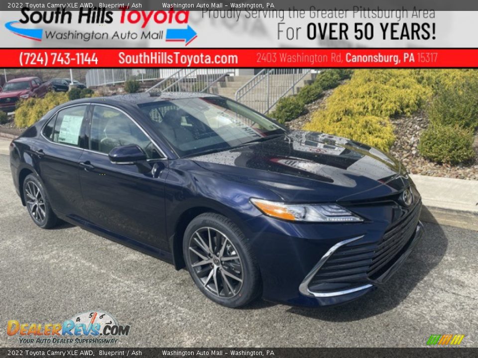 2022 Toyota Camry XLE AWD Blueprint / Ash Photo #1