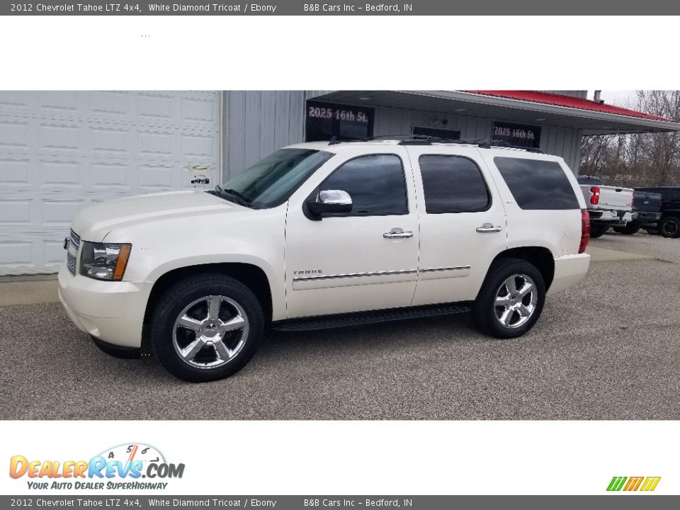 2012 Chevrolet Tahoe LTZ 4x4 White Diamond Tricoat / Ebony Photo #1