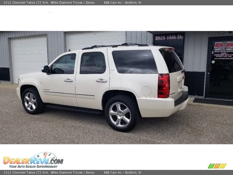 2012 Chevrolet Tahoe LTZ 4x4 White Diamond Tricoat / Ebony Photo #2