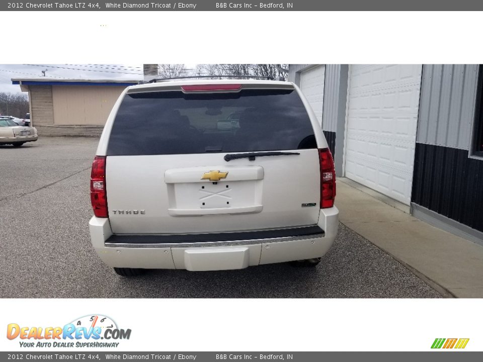 2012 Chevrolet Tahoe LTZ 4x4 White Diamond Tricoat / Ebony Photo #3