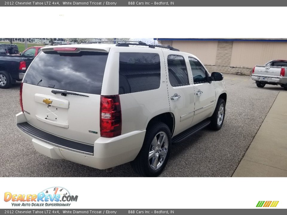 2012 Chevrolet Tahoe LTZ 4x4 White Diamond Tricoat / Ebony Photo #4