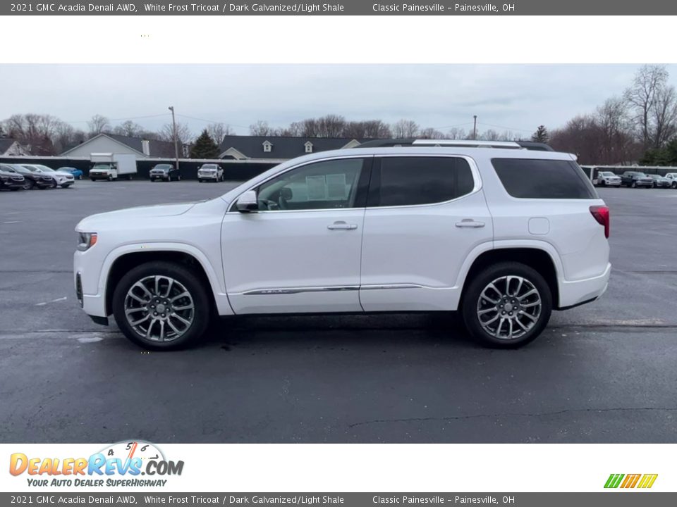 White Frost Tricoat 2021 GMC Acadia Denali AWD Photo #5