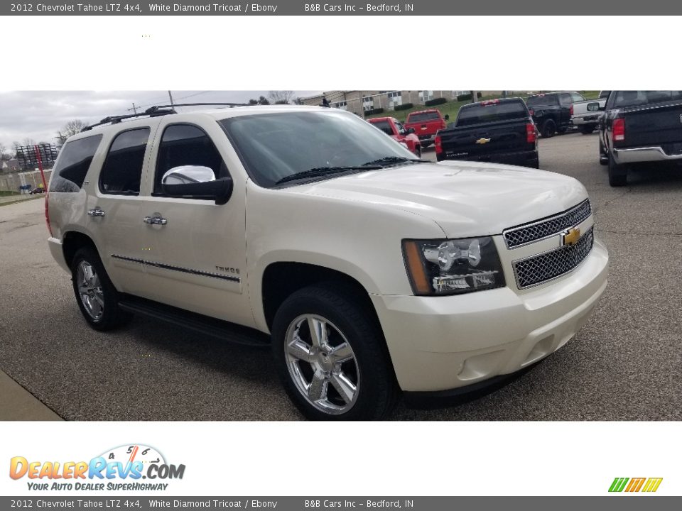 2012 Chevrolet Tahoe LTZ 4x4 White Diamond Tricoat / Ebony Photo #5