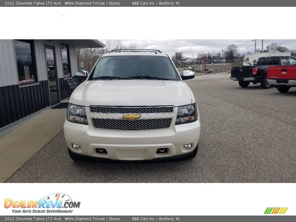 2012 Chevrolet Tahoe LTZ 4x4 White Diamond Tricoat / Ebony Photo #6