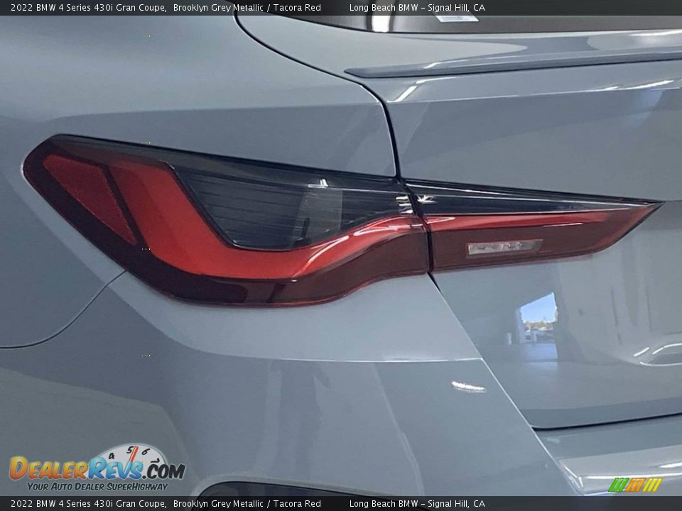 2022 BMW 4 Series 430i Gran Coupe Brooklyn Grey Metallic / Tacora Red Photo #6