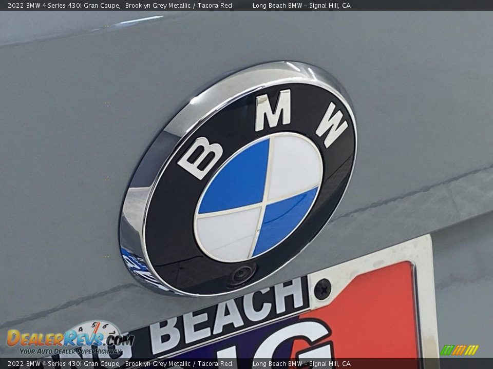 2022 BMW 4 Series 430i Gran Coupe Brooklyn Grey Metallic / Tacora Red Photo #7