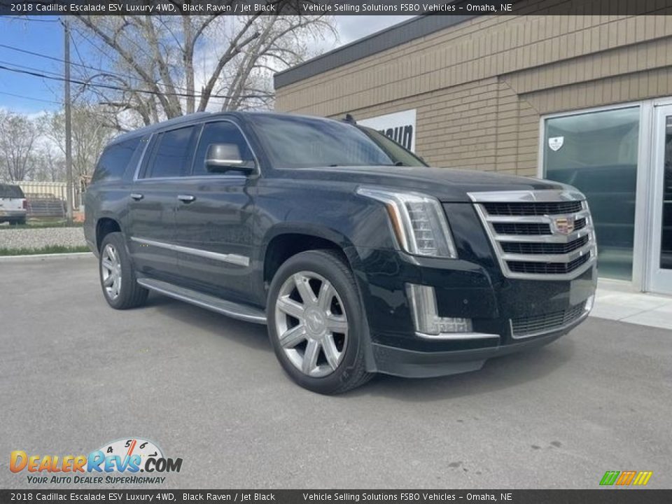 2018 Cadillac Escalade ESV Luxury 4WD Black Raven / Jet Black Photo #1