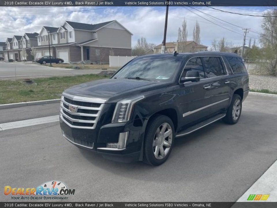 2018 Cadillac Escalade ESV Luxury 4WD Black Raven / Jet Black Photo #8