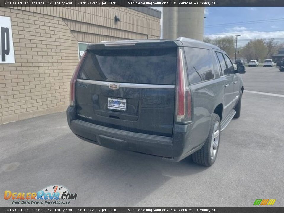 2018 Cadillac Escalade ESV Luxury 4WD Black Raven / Jet Black Photo #9