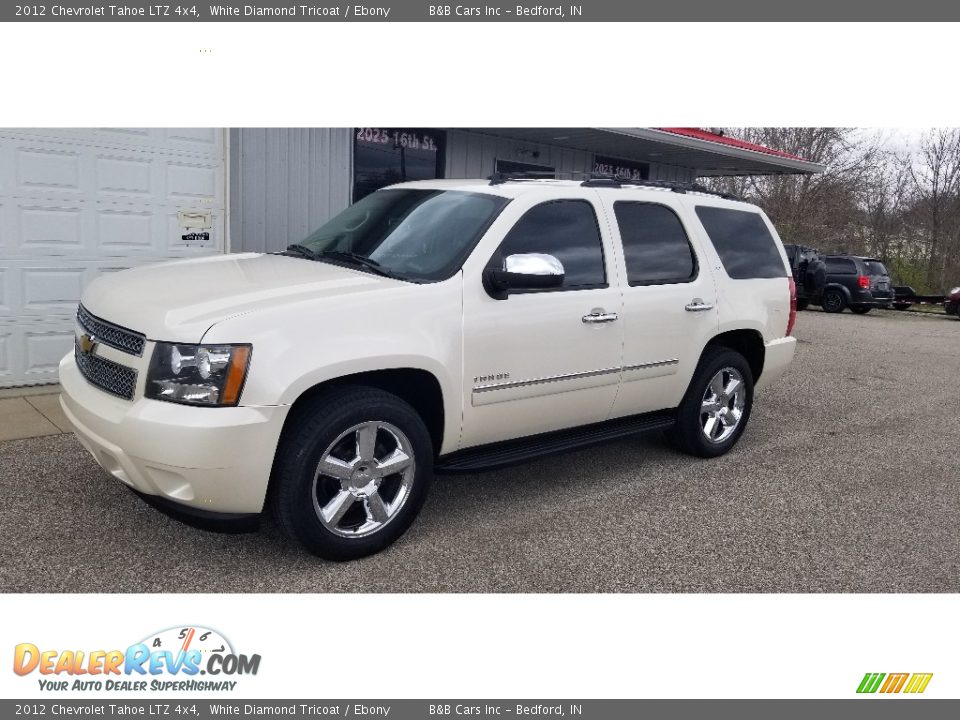 2012 Chevrolet Tahoe LTZ 4x4 White Diamond Tricoat / Ebony Photo #29