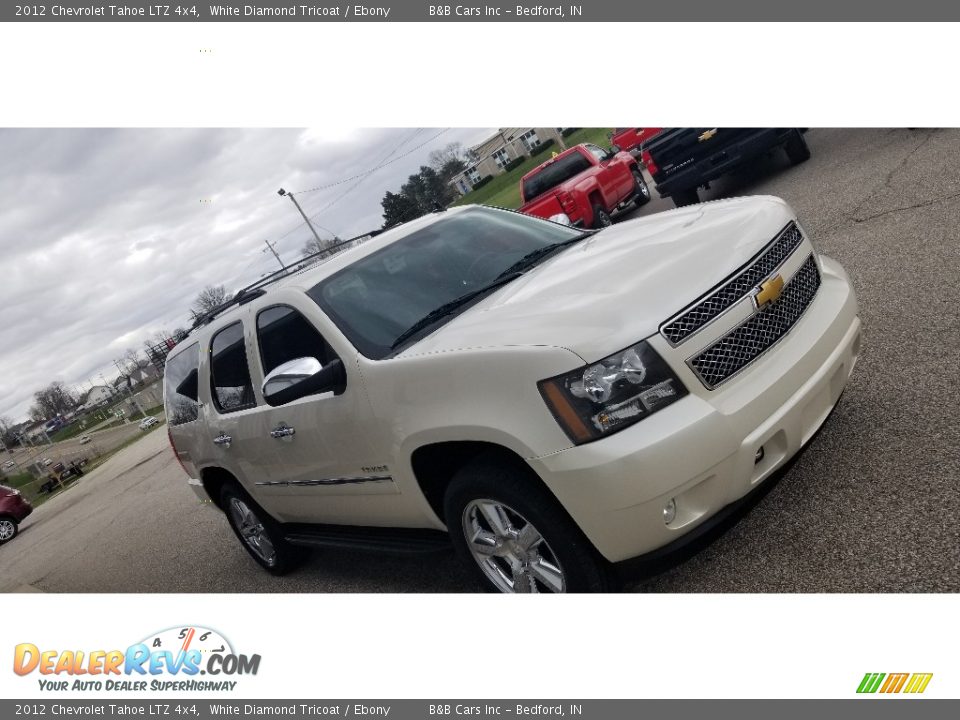 2012 Chevrolet Tahoe LTZ 4x4 White Diamond Tricoat / Ebony Photo #30