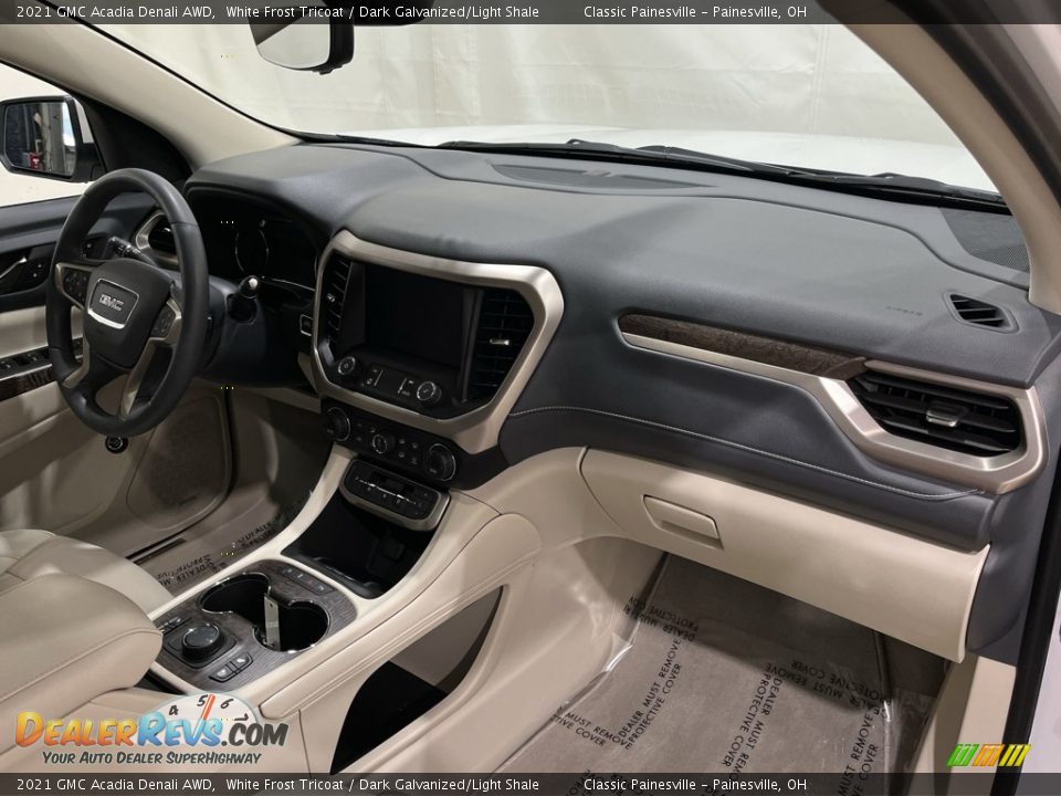 2021 GMC Acadia Denali AWD White Frost Tricoat / Dark Galvanized/Light Shale Photo #30