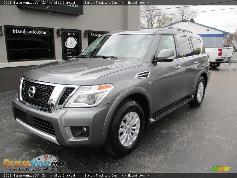 2018 Nissan Armada SV Gun Metallic / Charcoal Photo #2