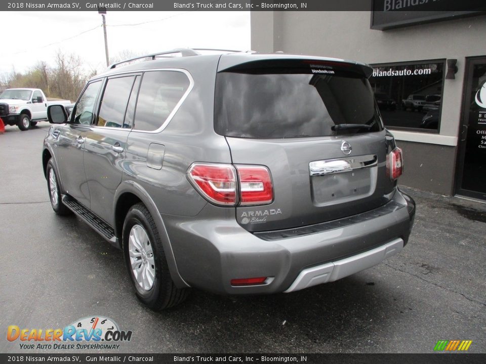 2018 Nissan Armada SV Gun Metallic / Charcoal Photo #3