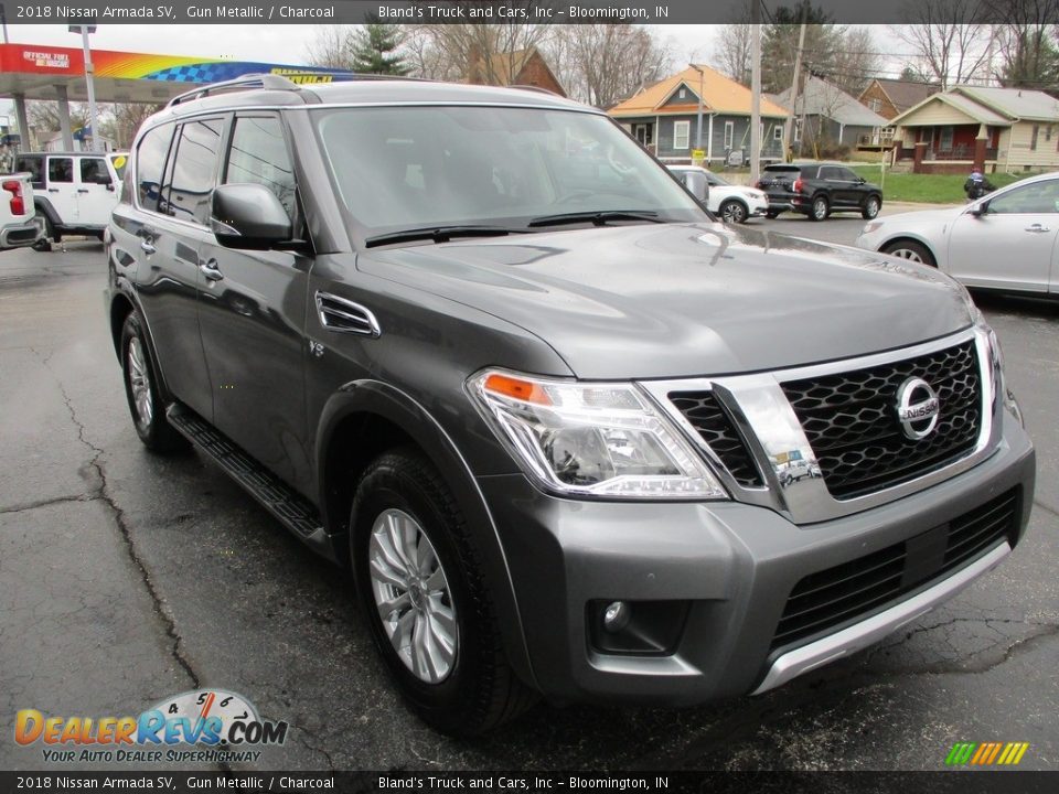 2018 Nissan Armada SV Gun Metallic / Charcoal Photo #5