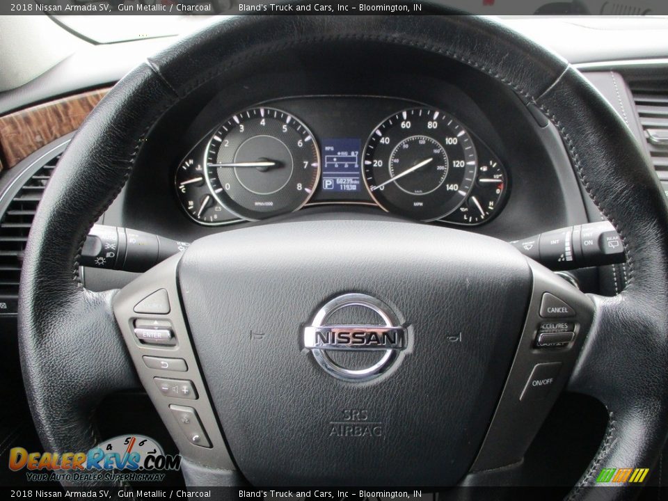 2018 Nissan Armada SV Steering Wheel Photo #14