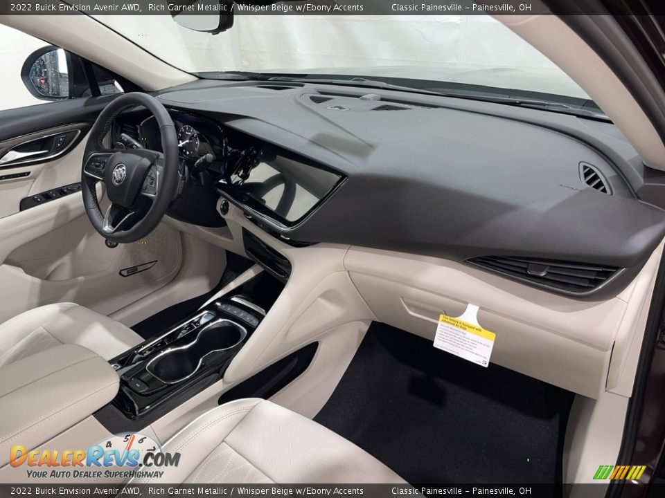 2022 Buick Envision Avenir AWD Rich Garnet Metallic / Whisper Beige w/Ebony Accents Photo #30
