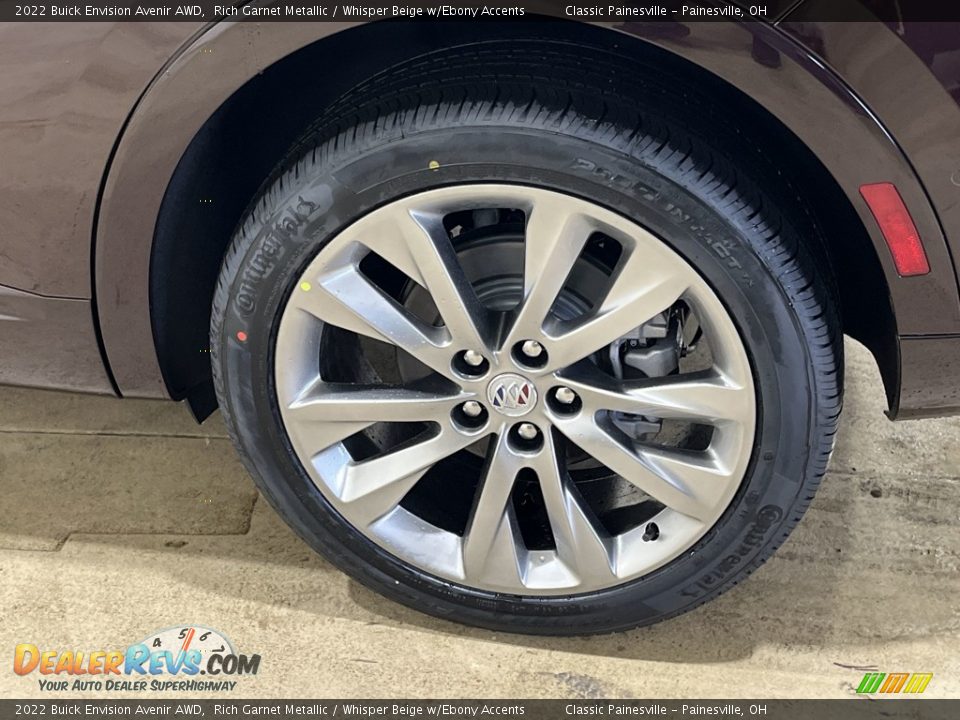 2022 Buick Envision Avenir AWD Rich Garnet Metallic / Whisper Beige w/Ebony Accents Photo #34