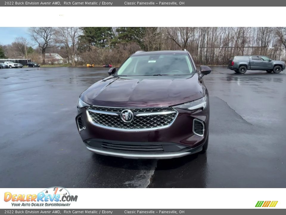 2022 Buick Envision Avenir AWD Rich Garnet Metallic / Ebony Photo #3