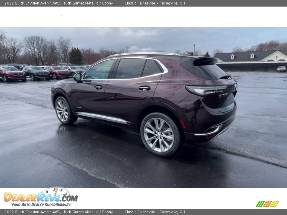 2022 Buick Envision Avenir AWD Rich Garnet Metallic / Ebony Photo #6