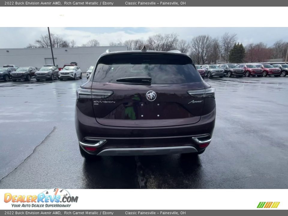 2022 Buick Envision Avenir AWD Rich Garnet Metallic / Ebony Photo #7