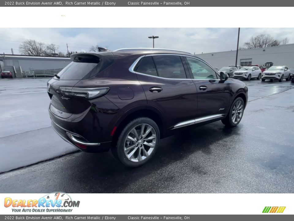 2022 Buick Envision Avenir AWD Rich Garnet Metallic / Ebony Photo #8