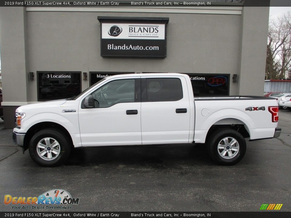 2019 Ford F150 XLT SuperCrew 4x4 Oxford White / Earth Gray Photo #1