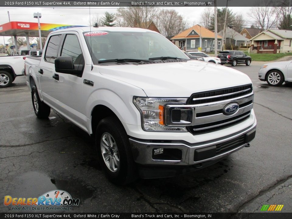 2019 Ford F150 XLT SuperCrew 4x4 Oxford White / Earth Gray Photo #5