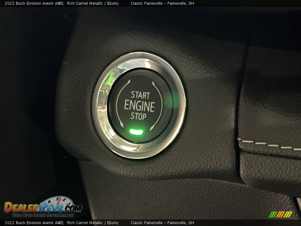 2022 Buick Envision Avenir AWD Rich Garnet Metallic / Ebony Photo #17