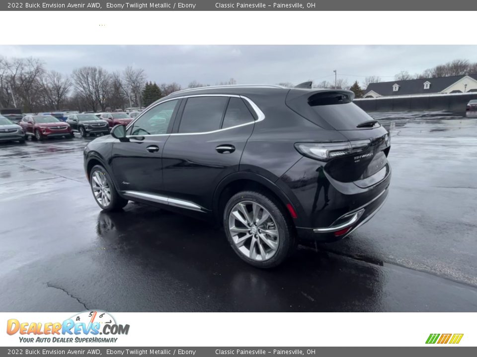 2022 Buick Envision Avenir AWD Ebony Twilight Metallic / Ebony Photo #6