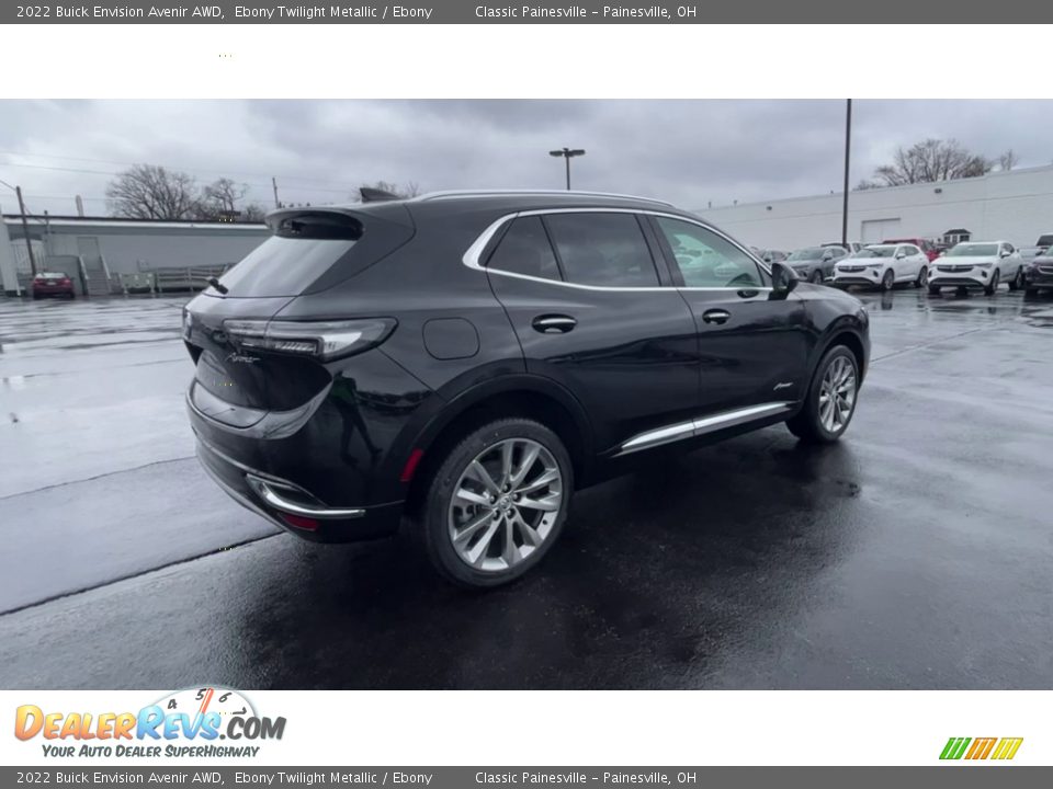 2022 Buick Envision Avenir AWD Ebony Twilight Metallic / Ebony Photo #8