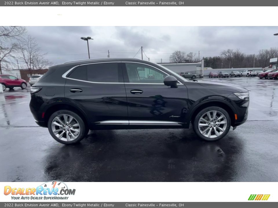 2022 Buick Envision Avenir AWD Ebony Twilight Metallic / Ebony Photo #9