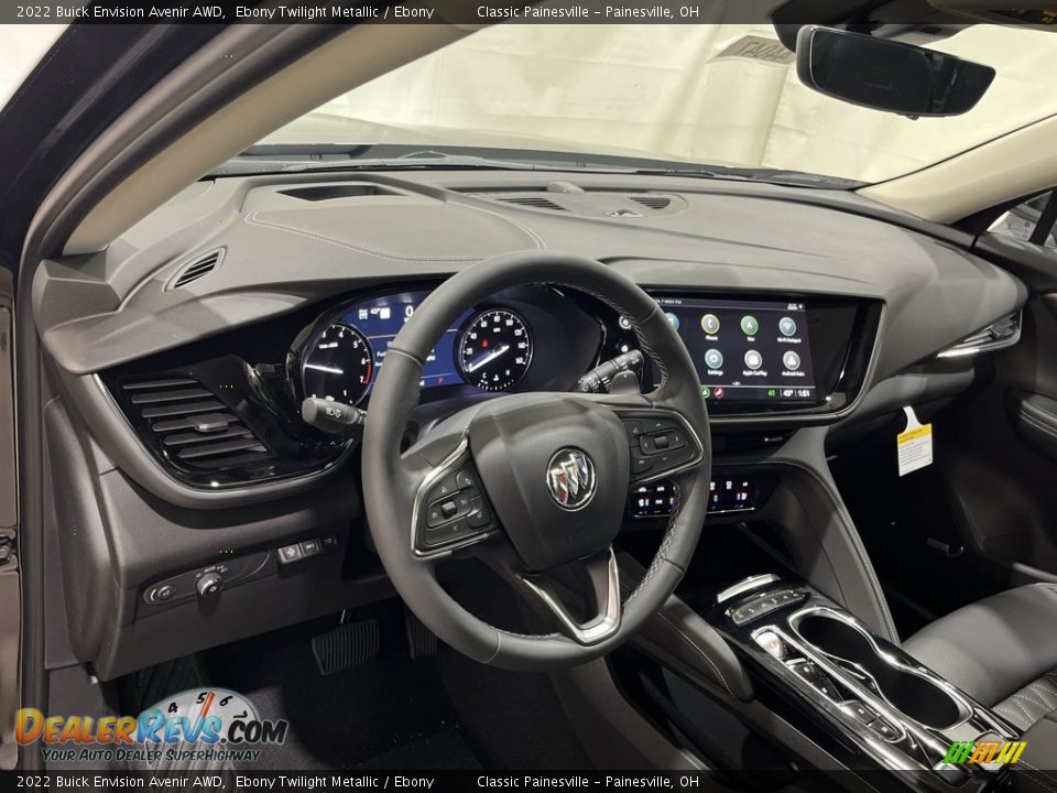 2022 Buick Envision Avenir AWD Ebony Twilight Metallic / Ebony Photo #10