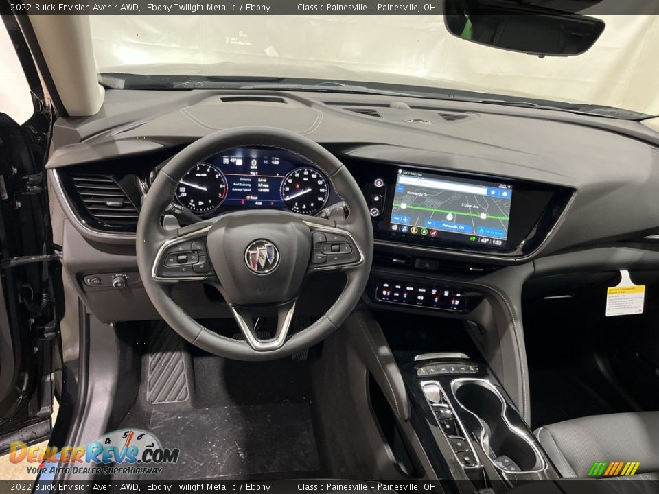 2022 Buick Envision Avenir AWD Ebony Twilight Metallic / Ebony Photo #21