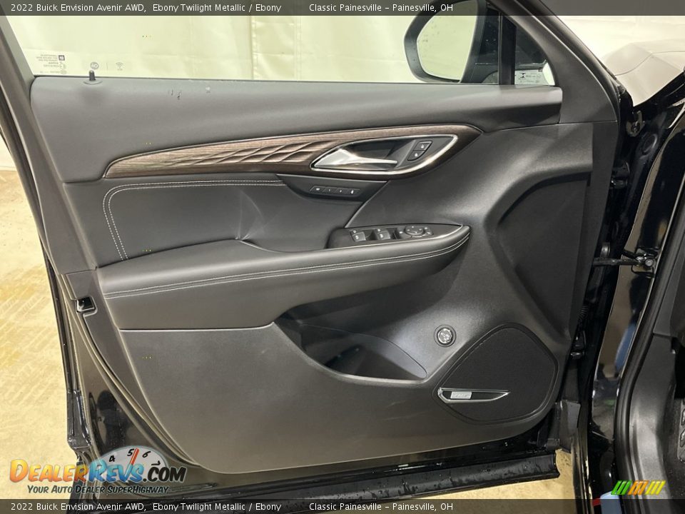 2022 Buick Envision Avenir AWD Ebony Twilight Metallic / Ebony Photo #23