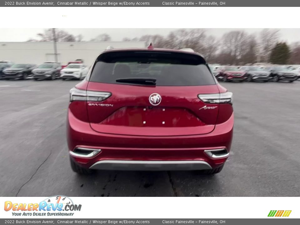 2022 Buick Envision Avenir Cinnabar Metallic / Whisper Beige w/Ebony Accents Photo #7