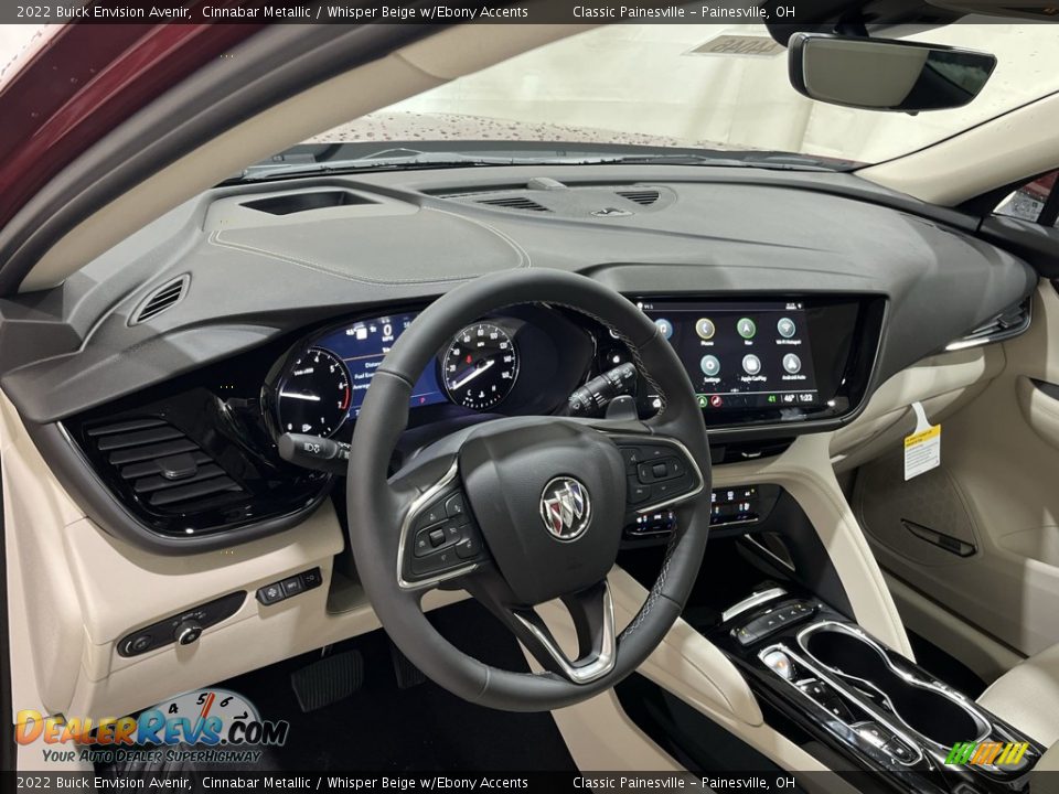 2022 Buick Envision Avenir Cinnabar Metallic / Whisper Beige w/Ebony Accents Photo #10