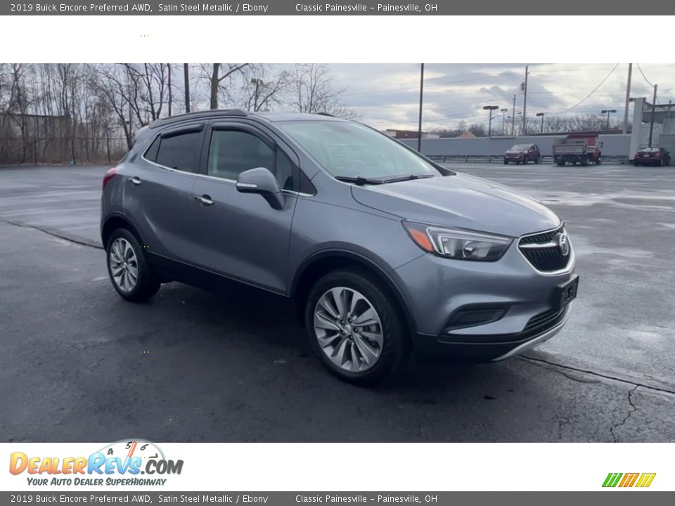 2019 Buick Encore Preferred AWD Satin Steel Metallic / Ebony Photo #2