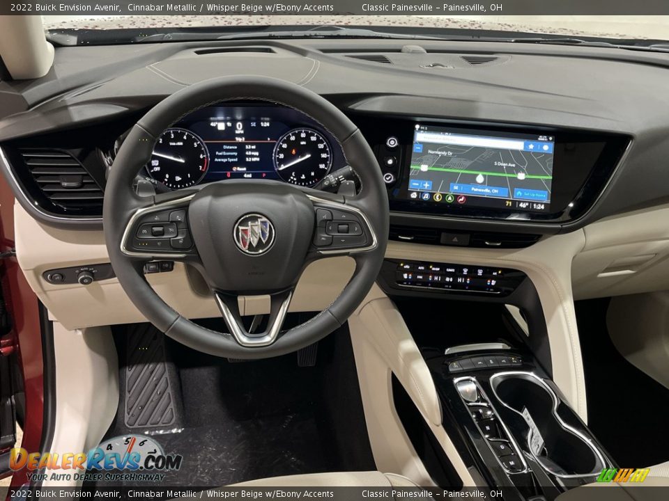 2022 Buick Envision Avenir Cinnabar Metallic / Whisper Beige w/Ebony Accents Photo #21