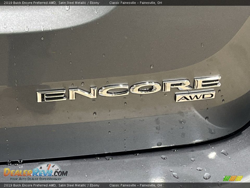 2019 Buick Encore Preferred AWD Satin Steel Metallic / Ebony Photo #29