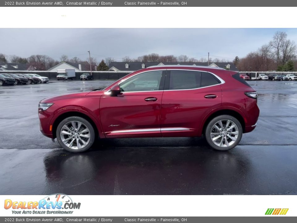 2022 Buick Envision Avenir AWD Cinnabar Metallic / Ebony Photo #5