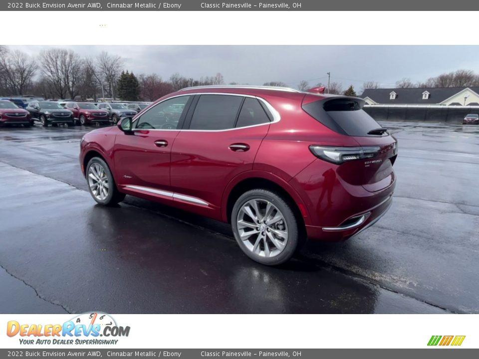 2022 Buick Envision Avenir AWD Cinnabar Metallic / Ebony Photo #6