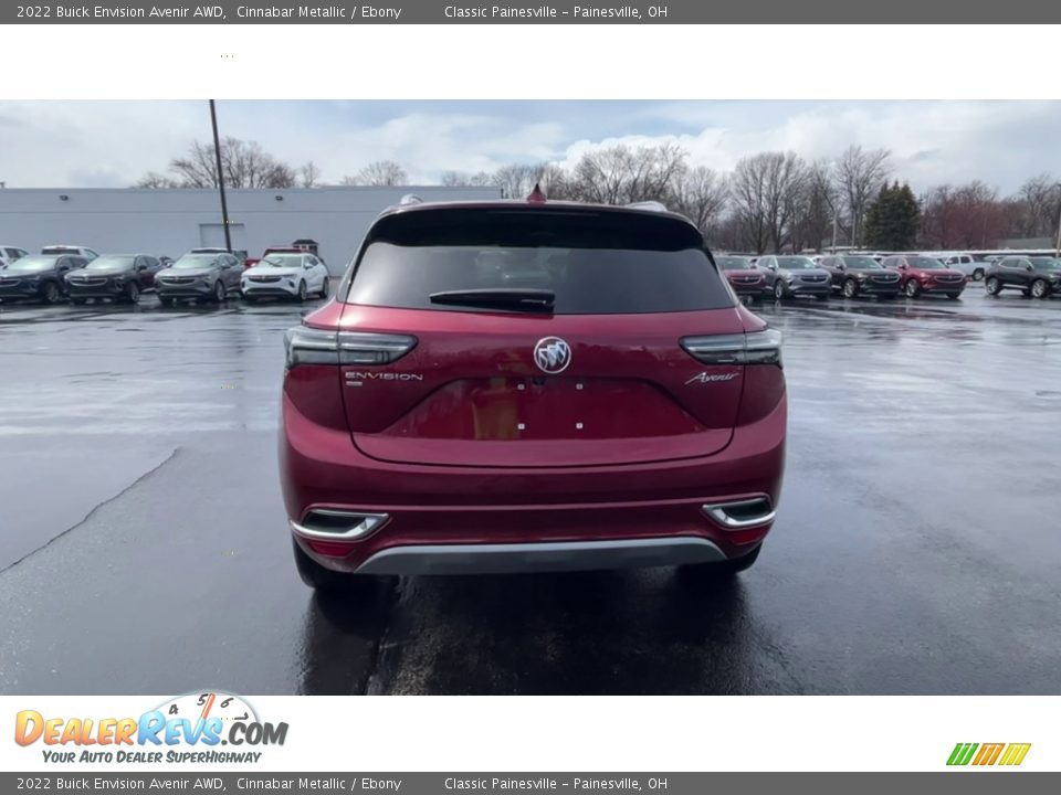 2022 Buick Envision Avenir AWD Cinnabar Metallic / Ebony Photo #7