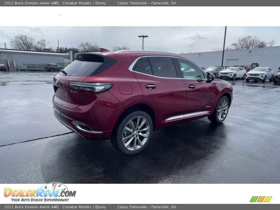 2022 Buick Envision Avenir AWD Cinnabar Metallic / Ebony Photo #8