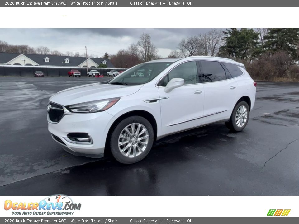 White Frost Tricoat 2020 Buick Enclave Premium AWD Photo #4