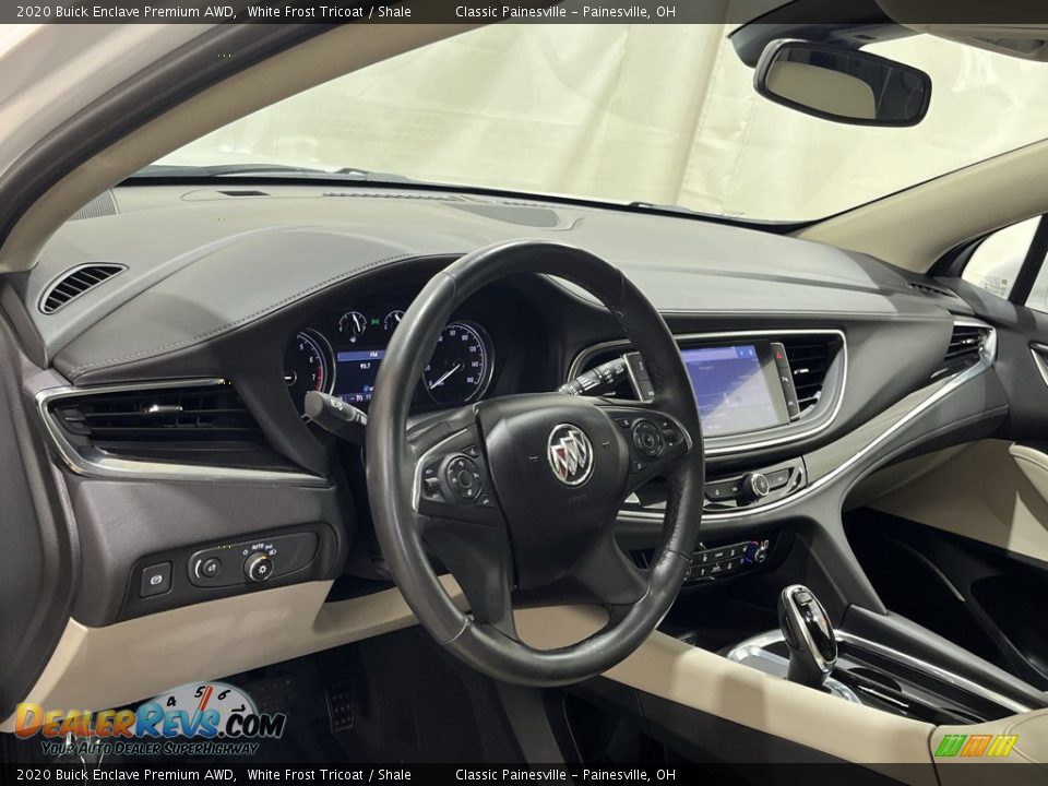 2020 Buick Enclave Premium AWD White Frost Tricoat / Shale Photo #10
