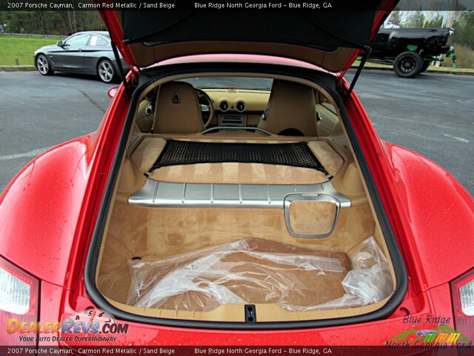 2007 Porsche Cayman Carmon Red Metallic / Sand Beige Photo #10
