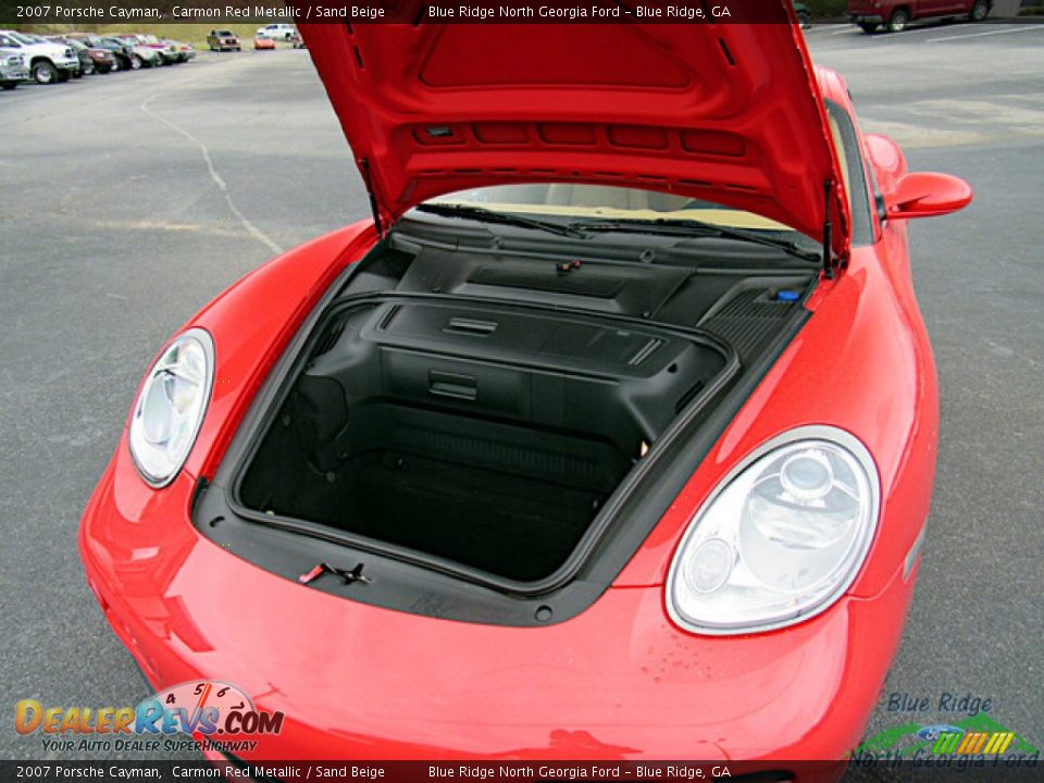 2007 Porsche Cayman Carmon Red Metallic / Sand Beige Photo #11