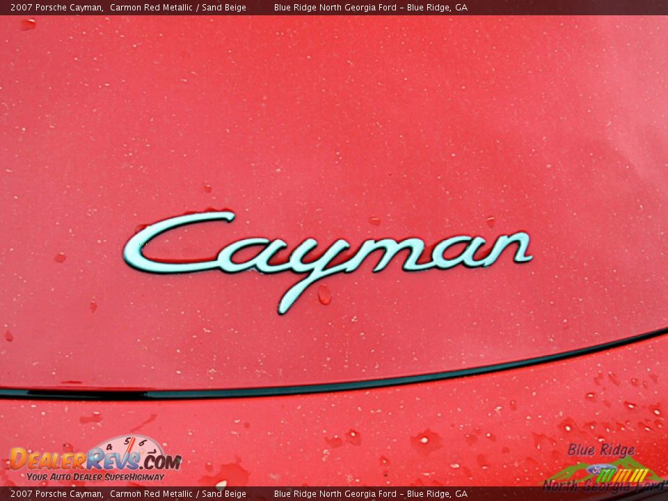 2007 Porsche Cayman Carmon Red Metallic / Sand Beige Photo #27
