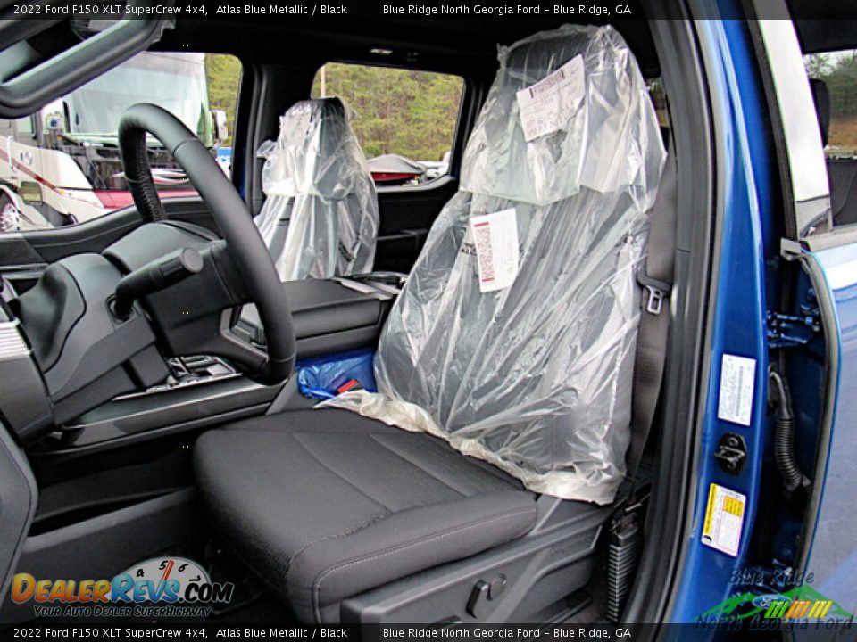 2022 Ford F150 XLT SuperCrew 4x4 Atlas Blue Metallic / Black Photo #11